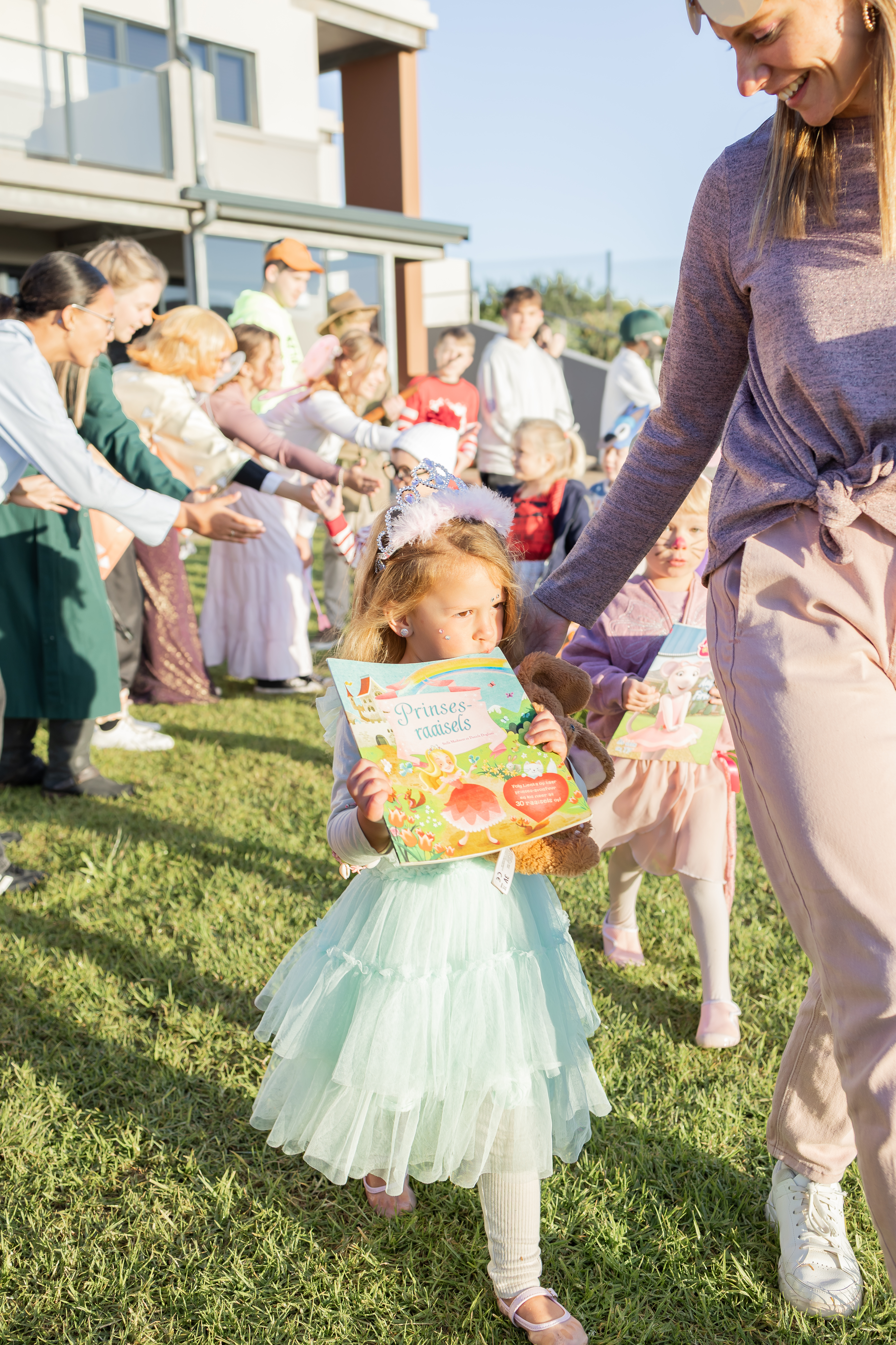 Young Pre-Primary learners celebrating Book Day together at King's College