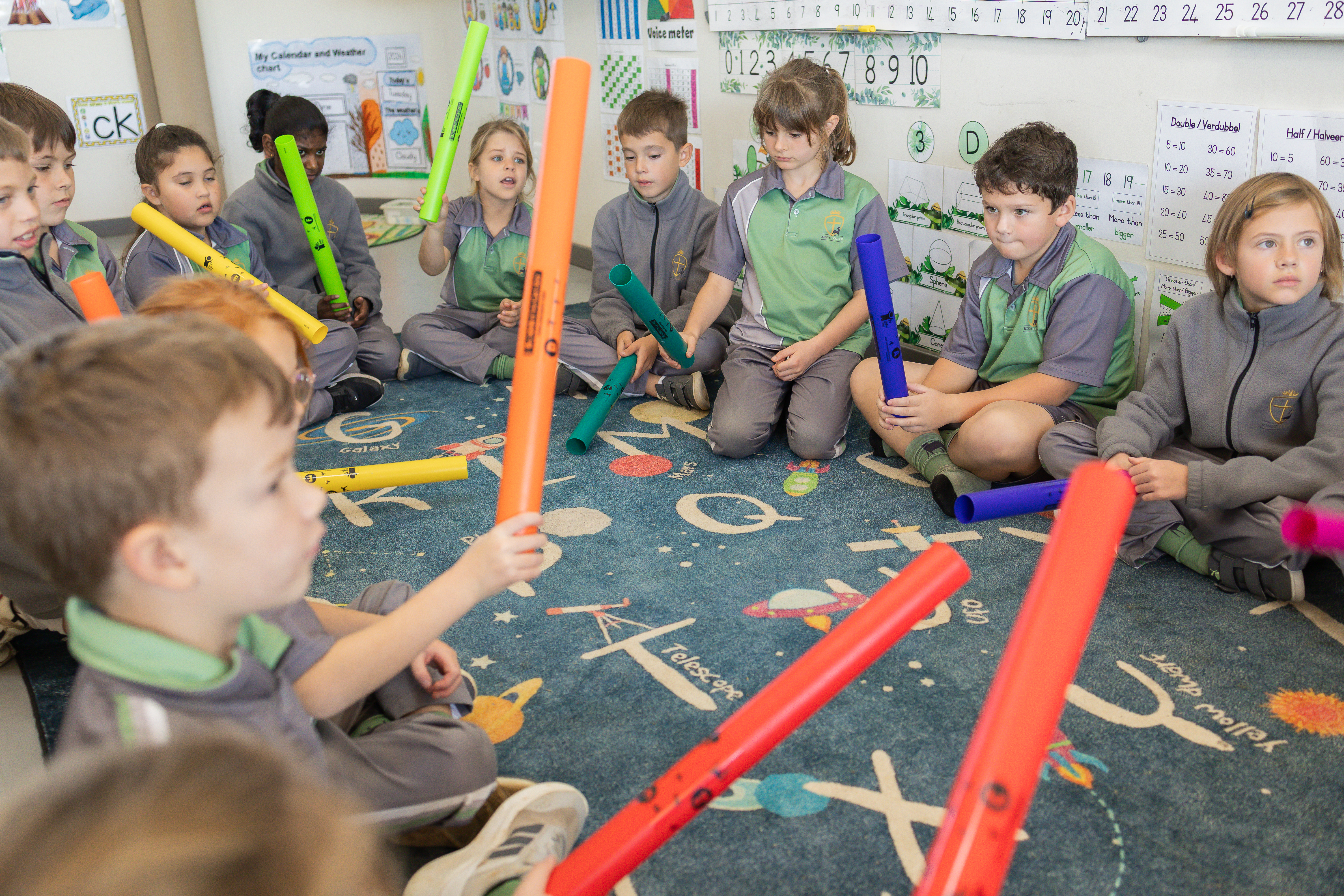 Primary School campus life at King's College