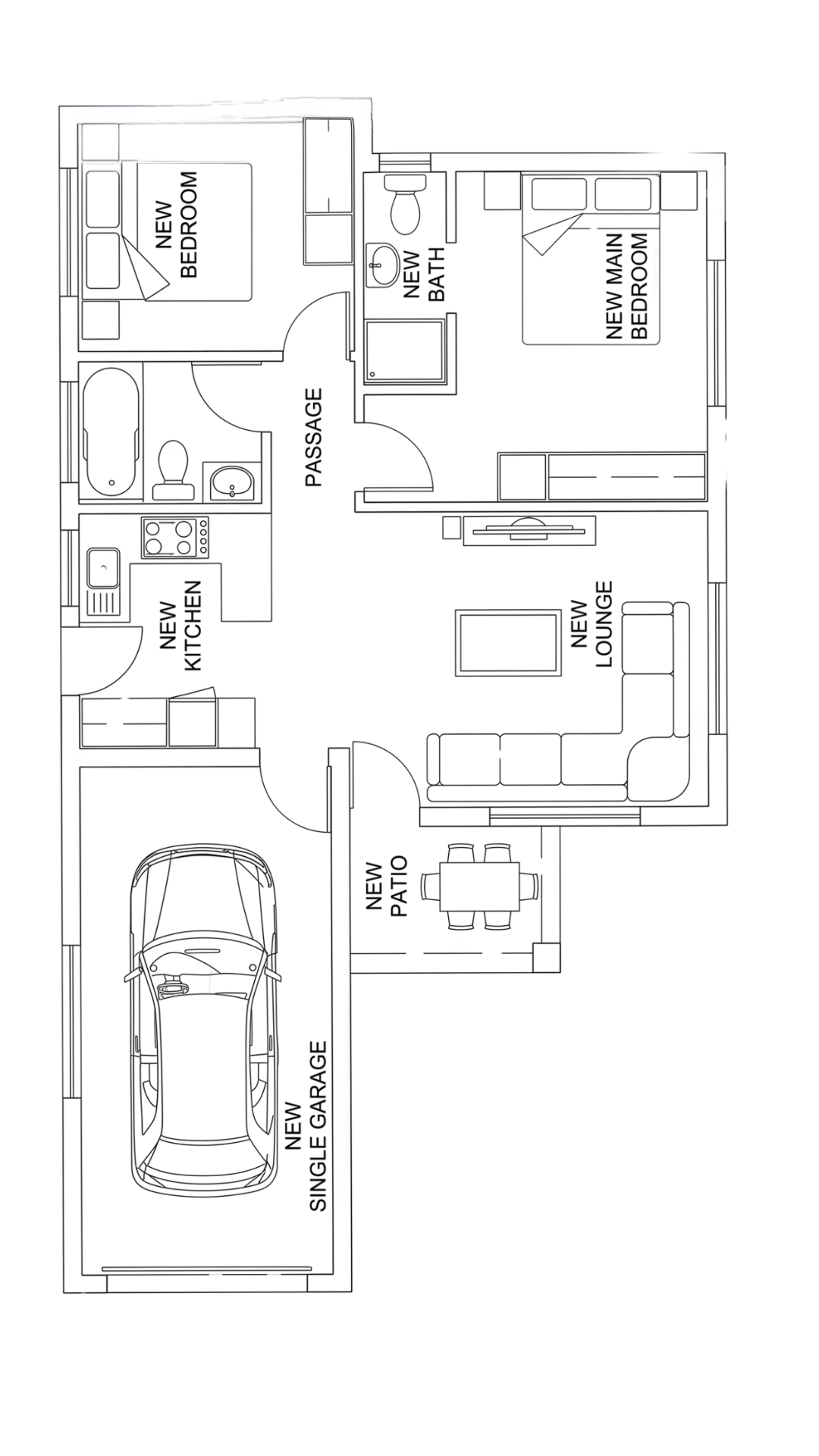 Package B floorplan