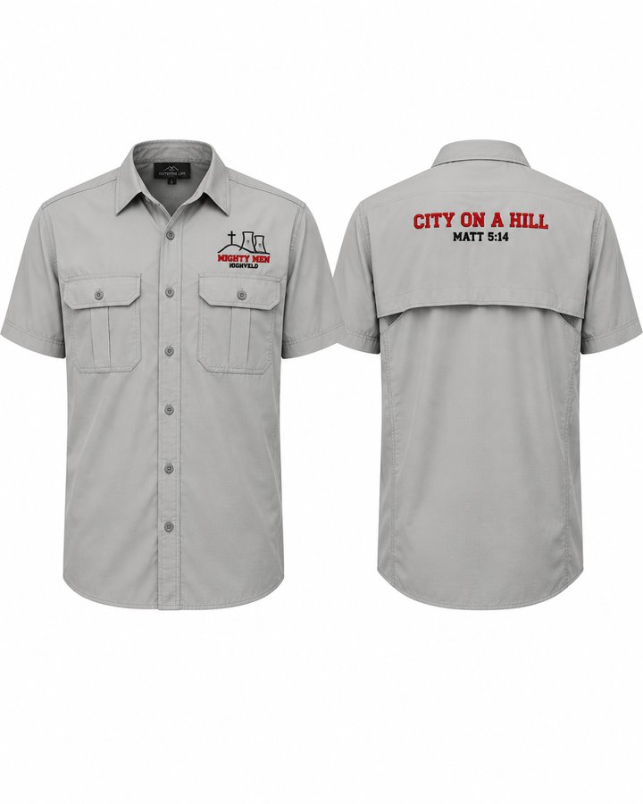 City on a Hill Button-Up Shirt